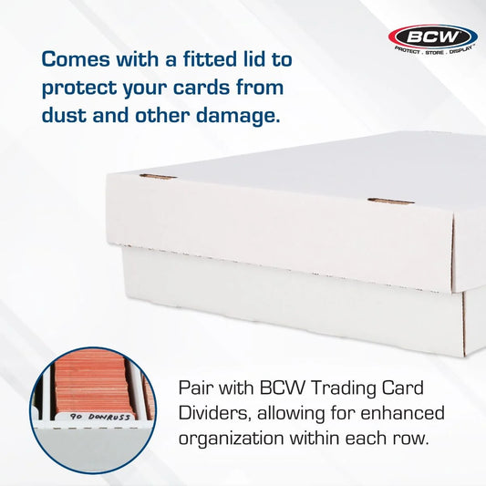 BCW Monster Storage Box 3200 Count White Trading Card Box