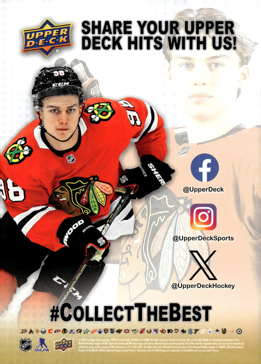Connor Bedard #1 Draft Pick 2023 Upper Deck XL Oversized Rookie Card - Sealed - single item listing, image for visual reference only