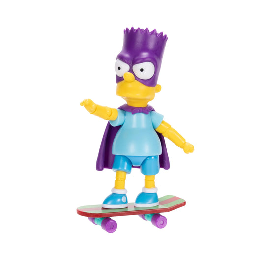 The Simpsons Bartman 5" Articulated Action Figure with Skateboard - Moonlight Collectibles product image