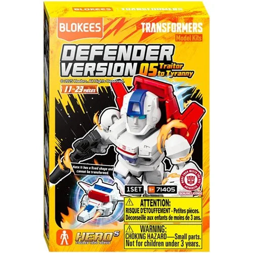 Transformers Defender Version 05 Traitor To Tyranny Blokees Mini Model Kit Blind Box - Sealed - Moonlight Collectibles product image