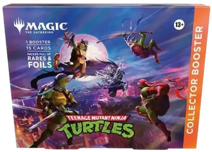 Magic The Gathering Teenage Mutant Ninja Turtles TMT Collector Booster Omega Pack with 15 cards