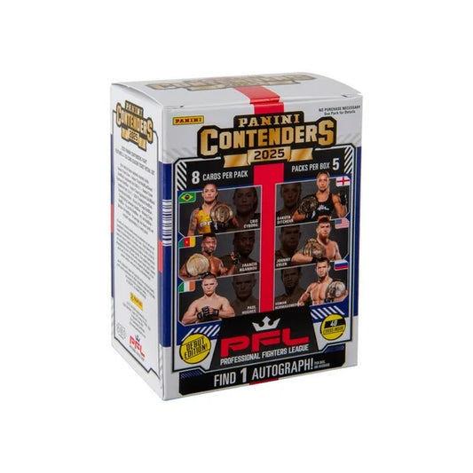 2025 Panini Contenders Pro Fighting League PFL Trading Cards Blaster Pack - Sealed - single item listing, image for visual reference only