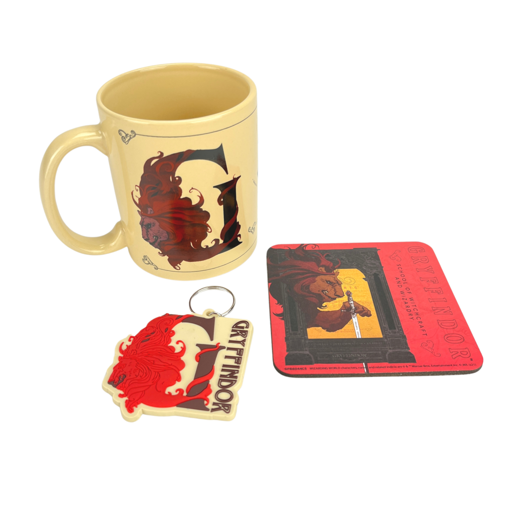 HARRY POTTER GRYFFINDOR MUG, COASTER & KEYCHAIN SET (Copy)
