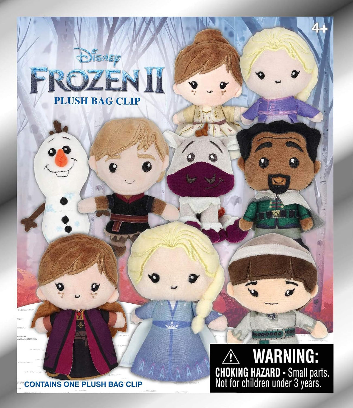 Disney Frozen 2 mystery plush bag clip blind bag containing one random collectible clip