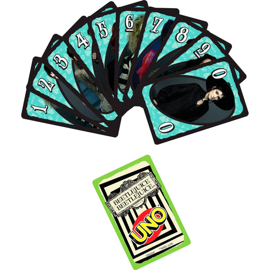 Mattel UNO Beetlejuice Card Game – Beetlejuice Movie Edition - Moonlight Collectibles product image