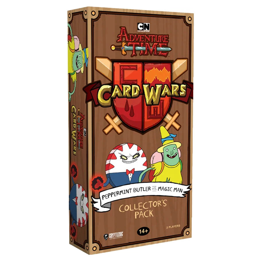 Adventure Time Card Wars Collector's Pack featuring Peppermint Butler versus Magic Man
