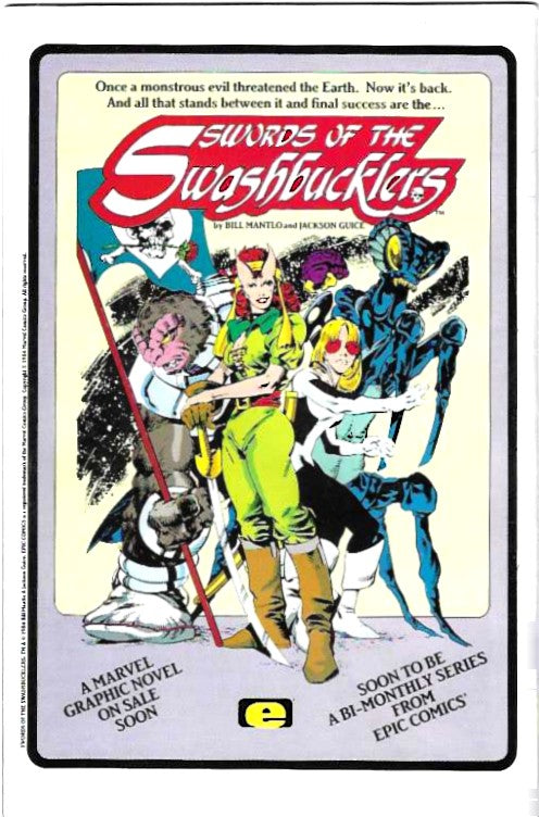 Void Indigo #2 — Marvel Epic Comics Sci-Fi Fantasy by Howard Chaykin (1984)