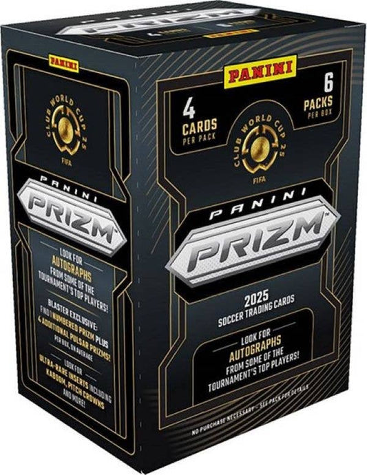 2025 Panini Prizm FIFA Club World Cup Soccer 24ct. Blaster Box - Sealed - single item listing, image for visual reference only