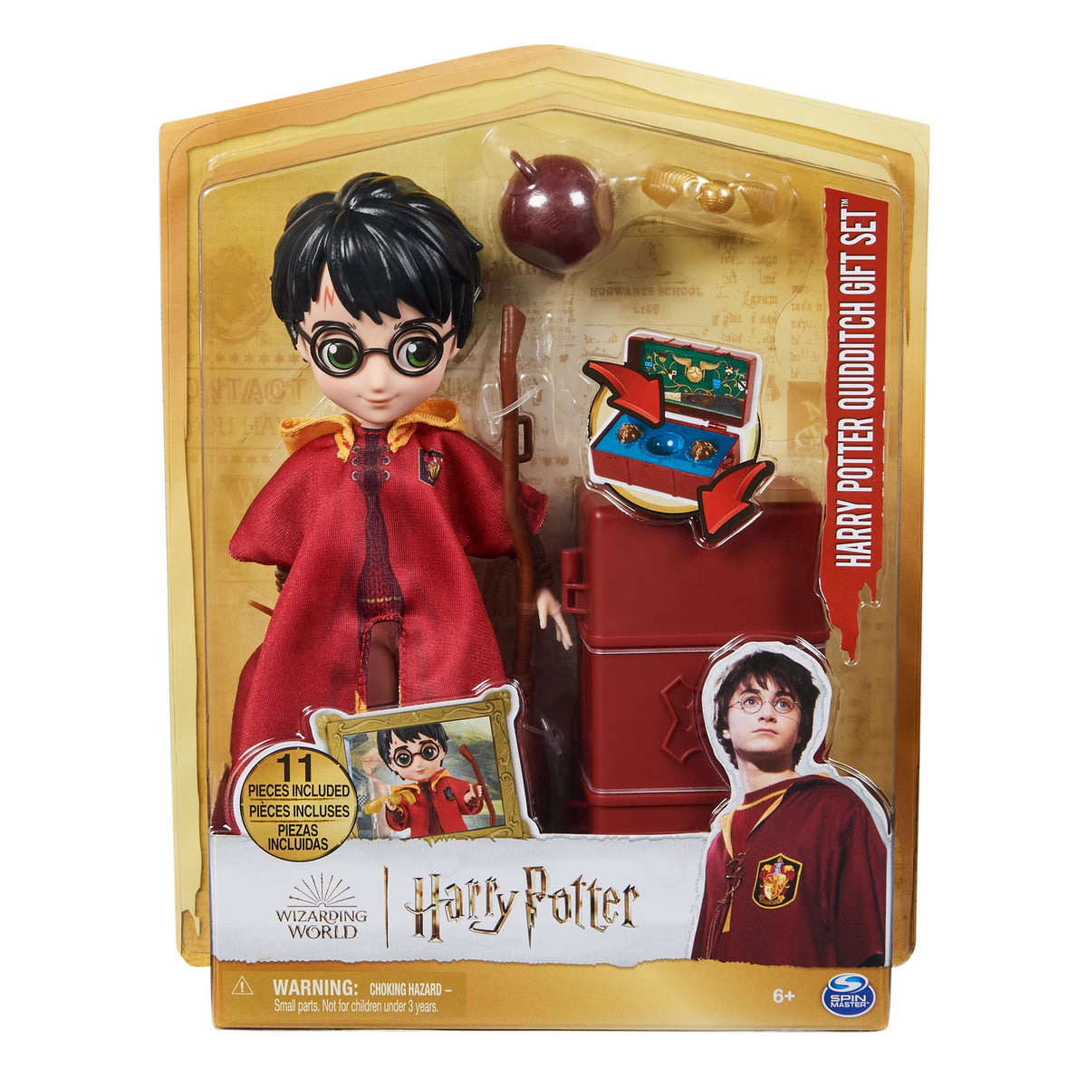 Wizarding World Harry Potter Quidditch 8-Inch Doll Gift Set with Accessories