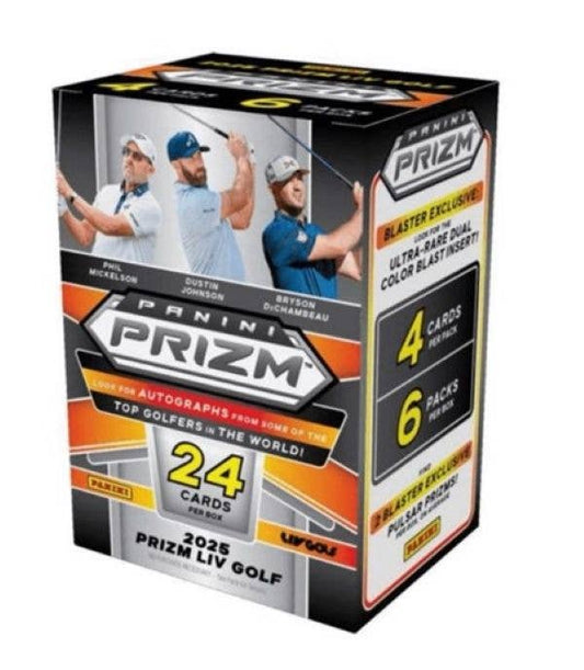 2025 Panini Prizm LIV Golf 24ct. Blaster Box - Sealed - single item listing, image for visual reference only