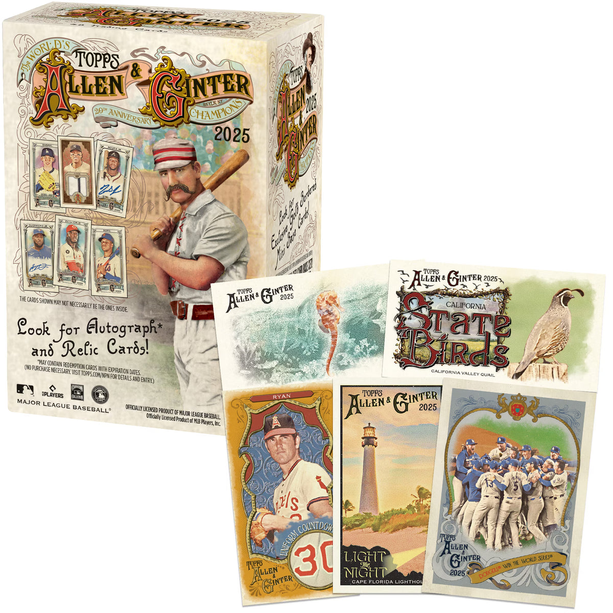 2025 Topps Allen & Ginter Baseball Factory Sealed Value Box 48 Cards