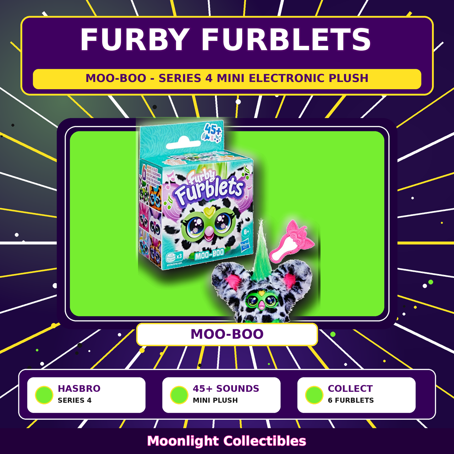 Furby Furblets Series 4 Assortment Mini Electronic Plush Toy Hasbro