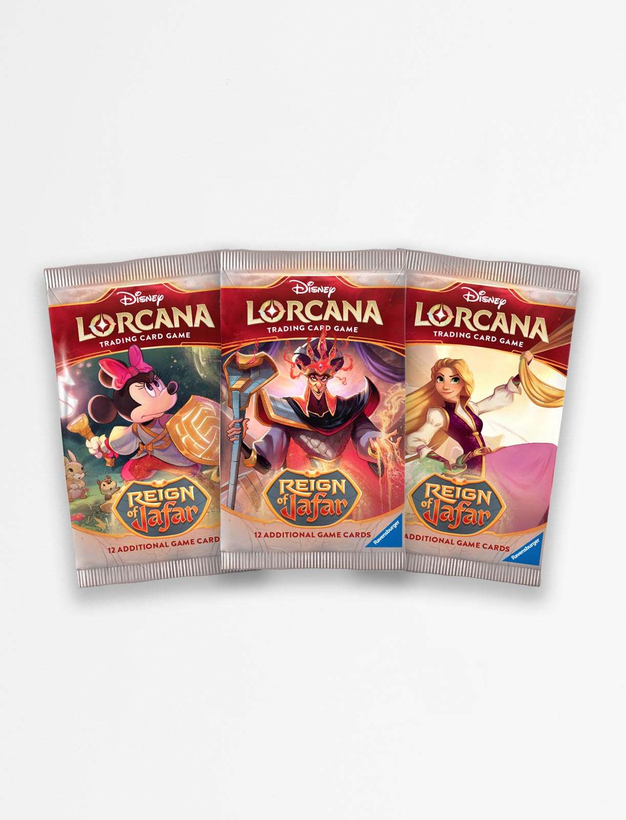 Sealed Disney Lorcana TCG Reign of Jafar Set 8 ROJ booster pack containing 12 cards