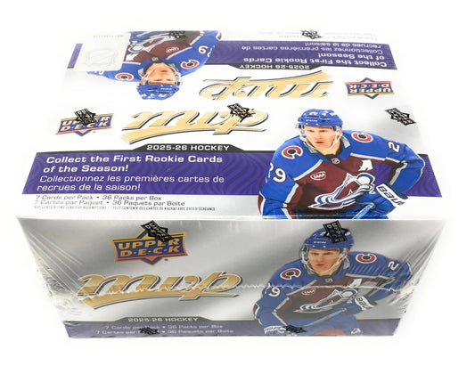 2025-26 Upper Deck MVP Hockey Blaster Pack - 7 Cards - Sealed - single item listing, image for visual reference only