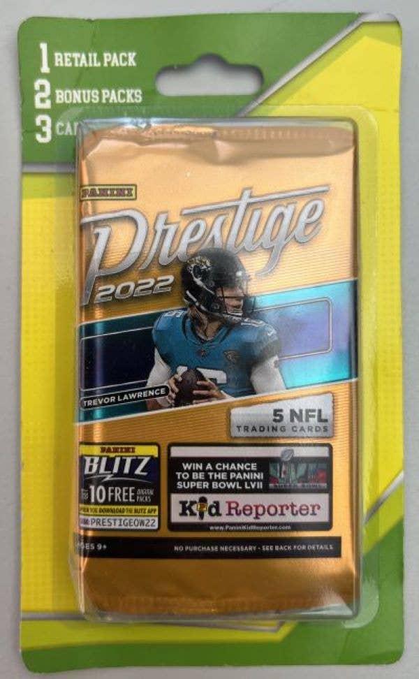2022 Panini NFL Football MJH Exclusive Blister Pack