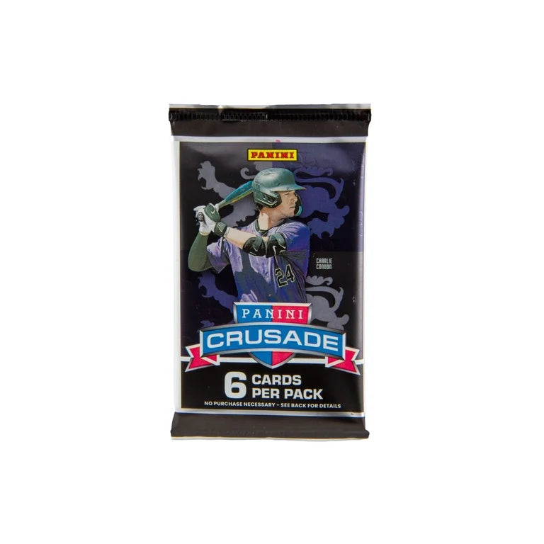 Sealed 2025 Panini Boys of Summer Crusade baseball single pack containing six cards