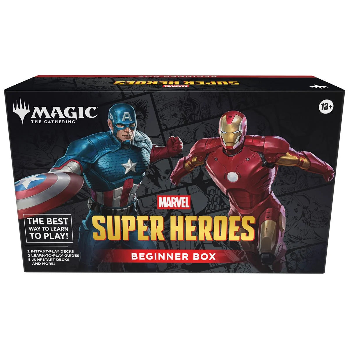 Magic The Gathering Marvel Super Heroes MSH Beginner Box featuring Captain America and Iron Man