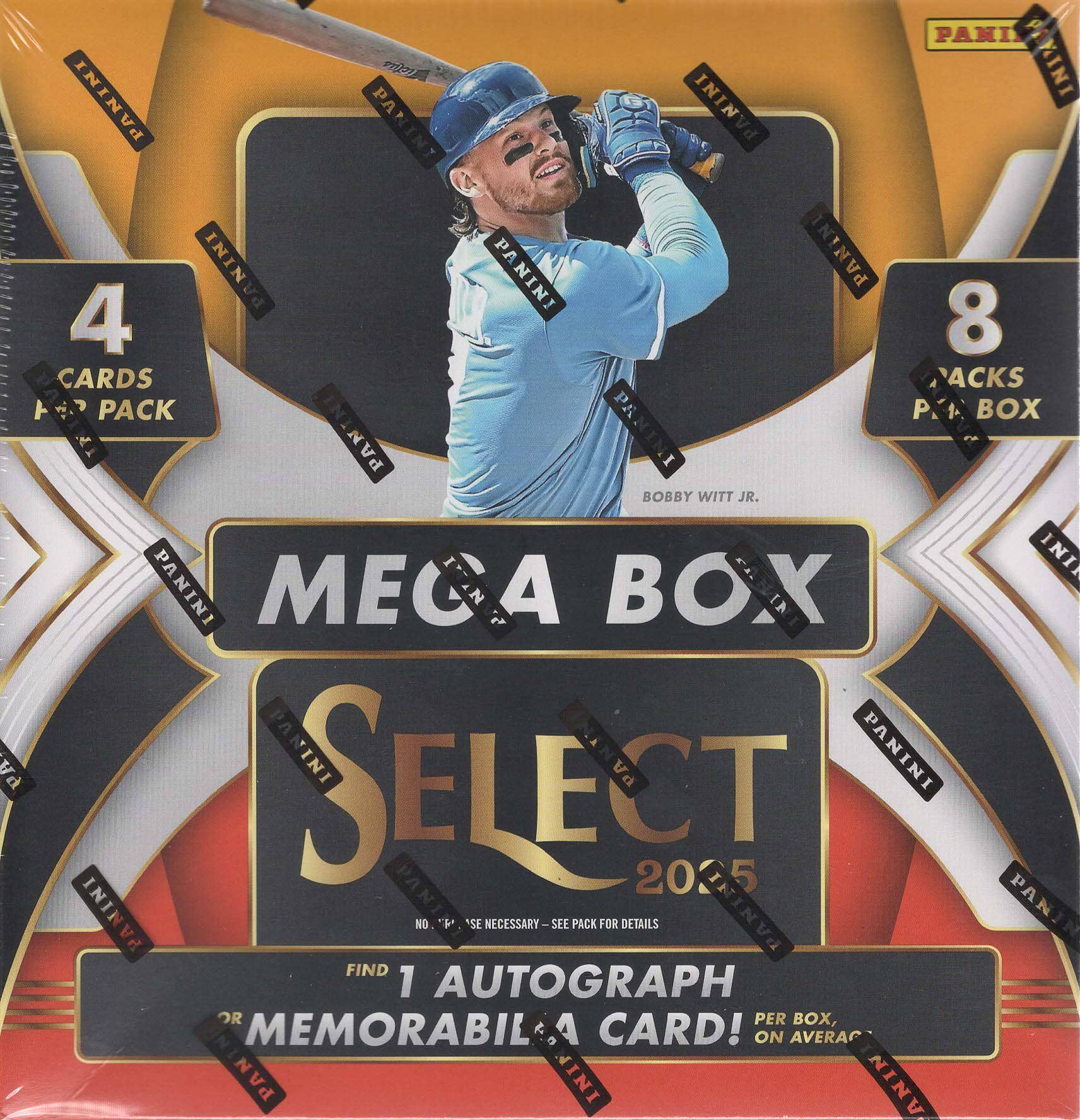 2025 Panini SELECT Baseball 32ct. Mega Box - Sealed - single item listing, image for visual reference only