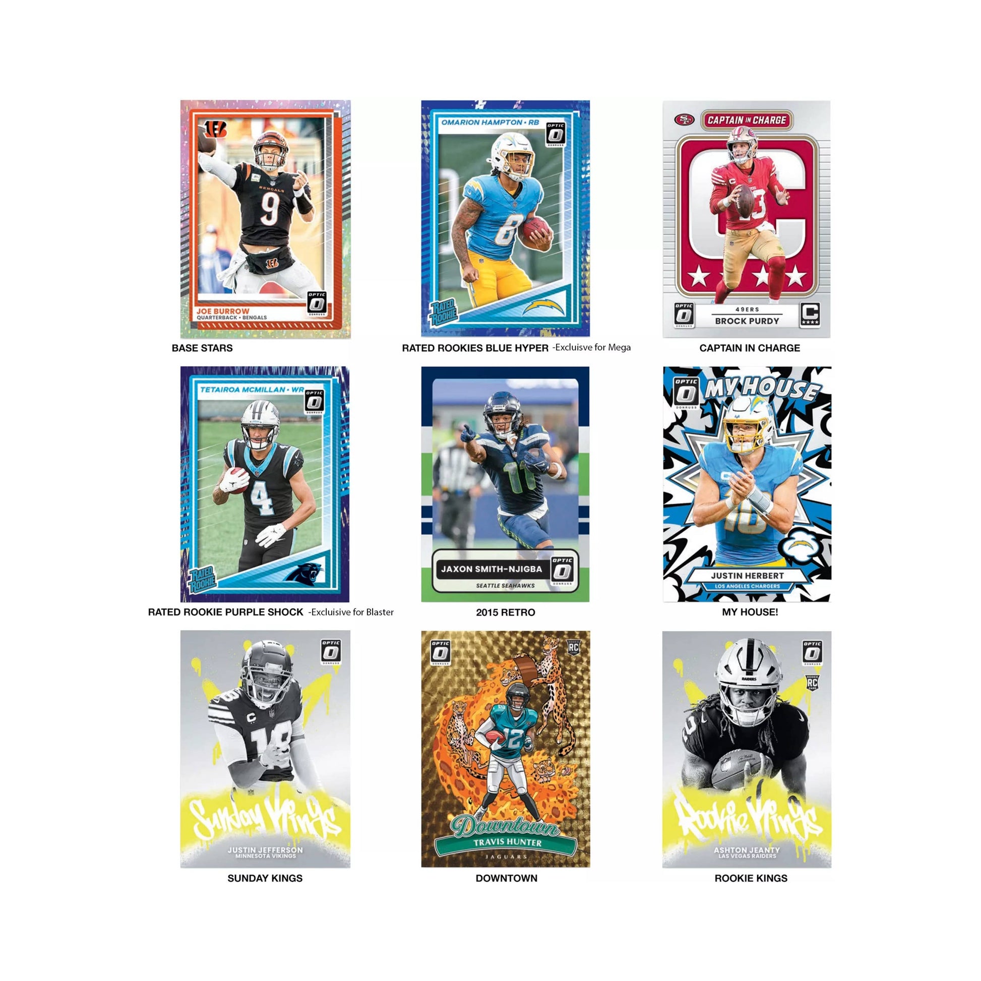 2025 Panini Donruss Optic NFL Football 144 Ct. Fat Pack Box - Sealed - single item listing, image for visual reference only