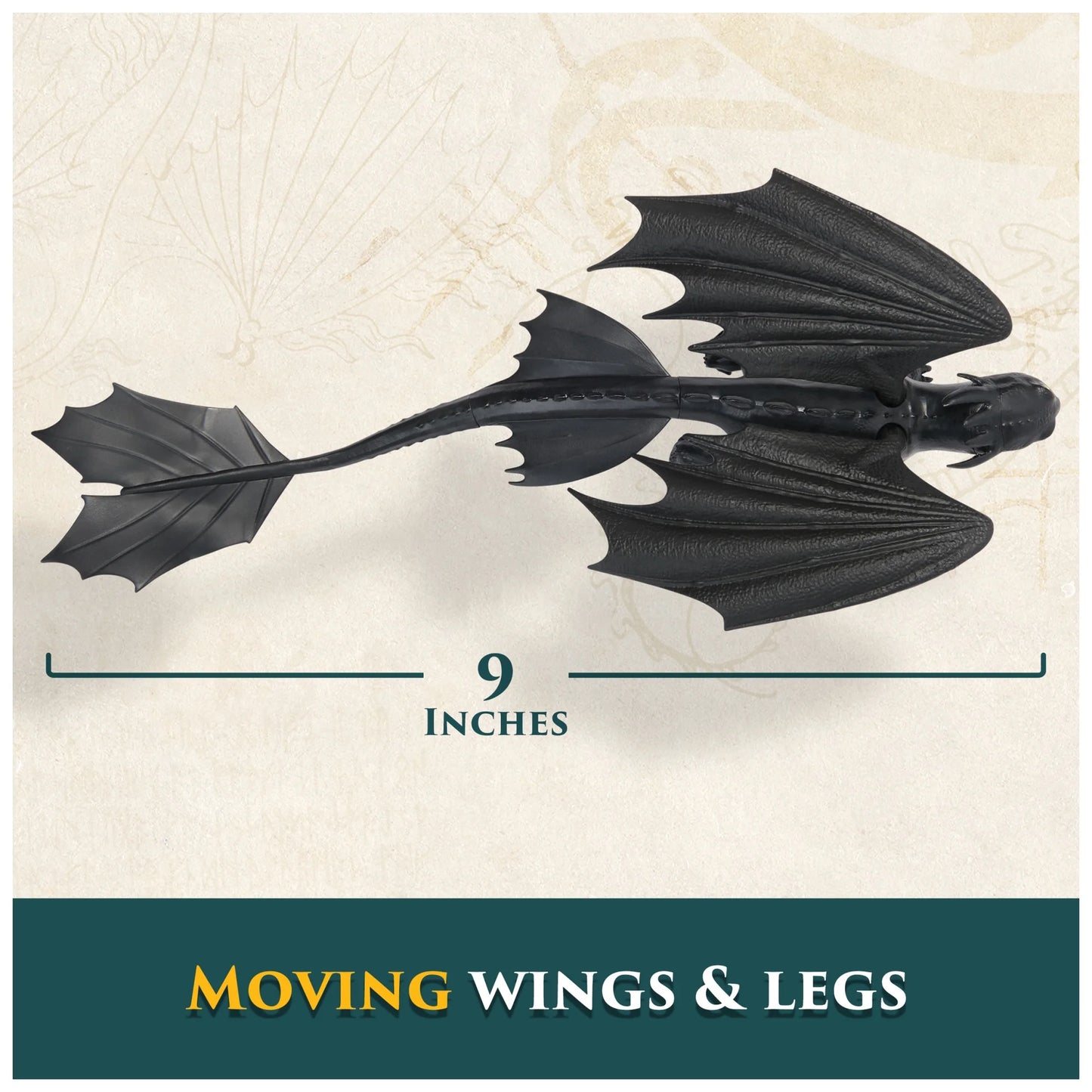 DreamWorks Dragons How to Train Your Dragon Toothless 9-Inch Action Figure