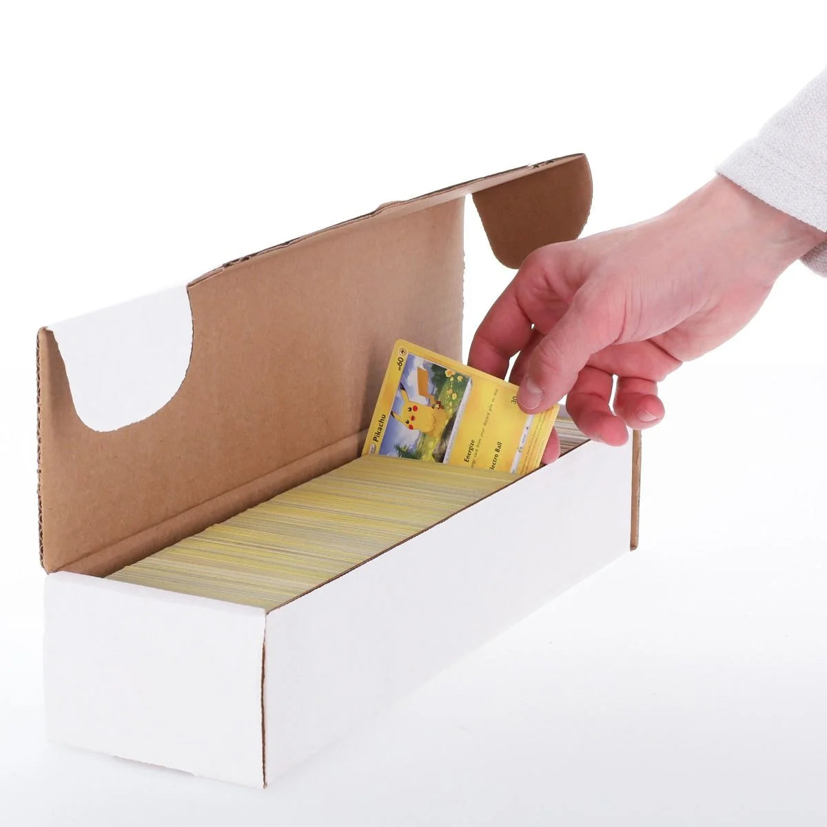 BCW 800 Count White Trading Card Storage Box