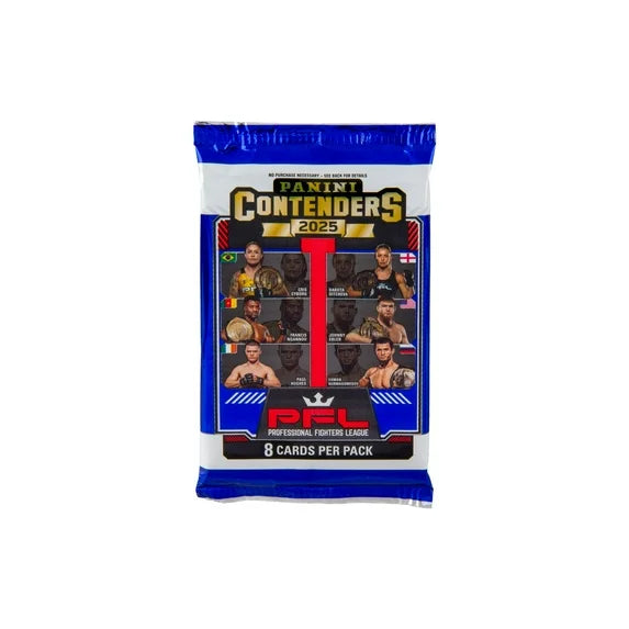 2025 Panini Contenders Pro Fighting League PFL Trading Cards Blaster Pack - Sealed - single item listing, image for visual reference only