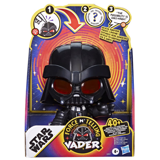 Hasbro Star Wars Force N Telling Darth Vader 6-inch electronic figure with animated digital eyes and attached red Lightsaber