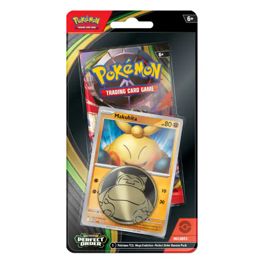 Pokémon TCG Mega Evolution Perfect Order Checklane Blister Pack containing 11 cards