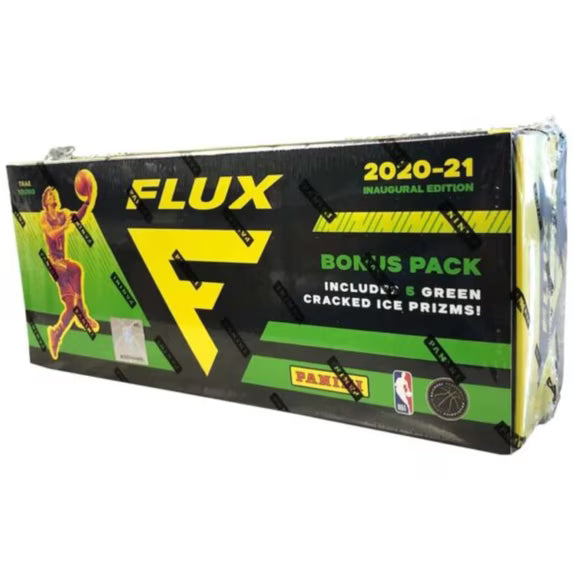 2020-21 Panini Flux Basketball Fanatics Exclusive Factory Set containing 250 Cracked Ice trading cards