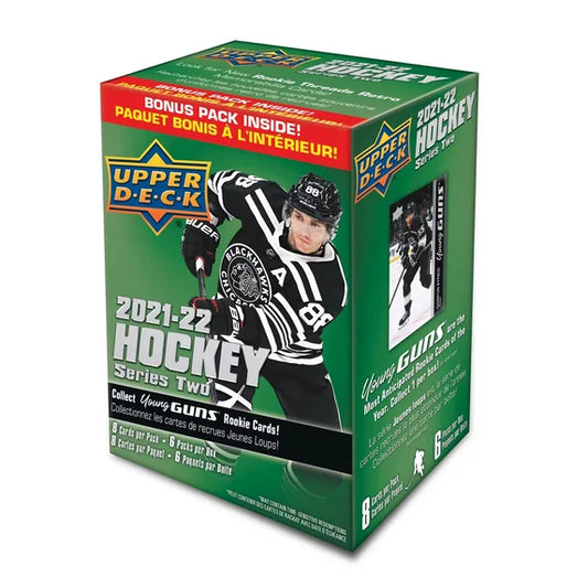 2021-22 Upper Deck Series 2 Hockey Retail Pack - 8 Cards - Sealed - single item listing, image for visual reference only