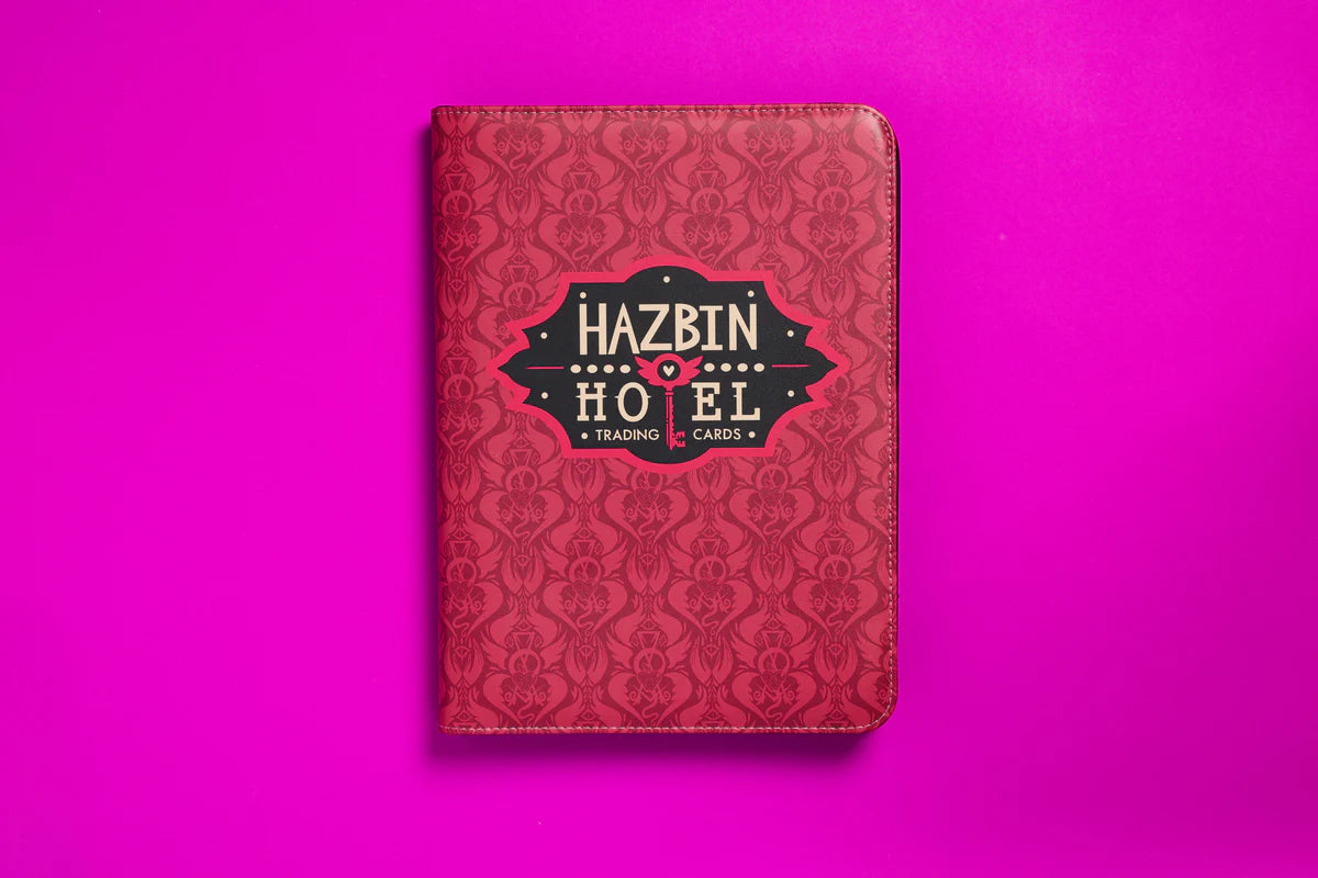 Hazbin Hotel Trading Cards Wallpaper Binder – 9-Pocket Zippered Binder (360-Card Capacity)