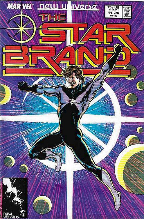 The Star Brand #11 — Marvel New Universe Sci-Fi Superhero Comic (1988) - single item listing, image for visual reference only