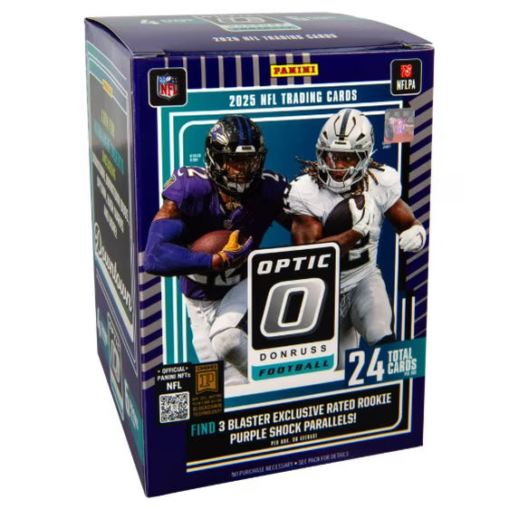 2025 Panini Donruss Optic Football Blaster Box 24 Cards