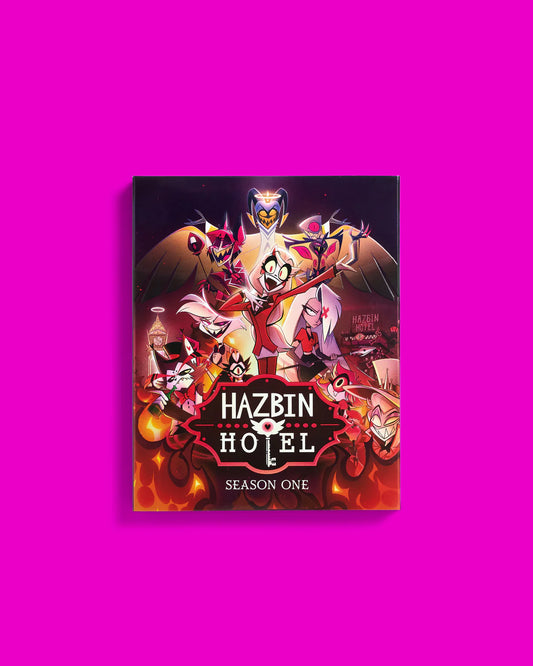 Hazbin Hotel Season One Blu-Ray 2-Disc Set Sealed + PR-20 “Hate Watch” Promo Card - single item listing, image for visual reference only