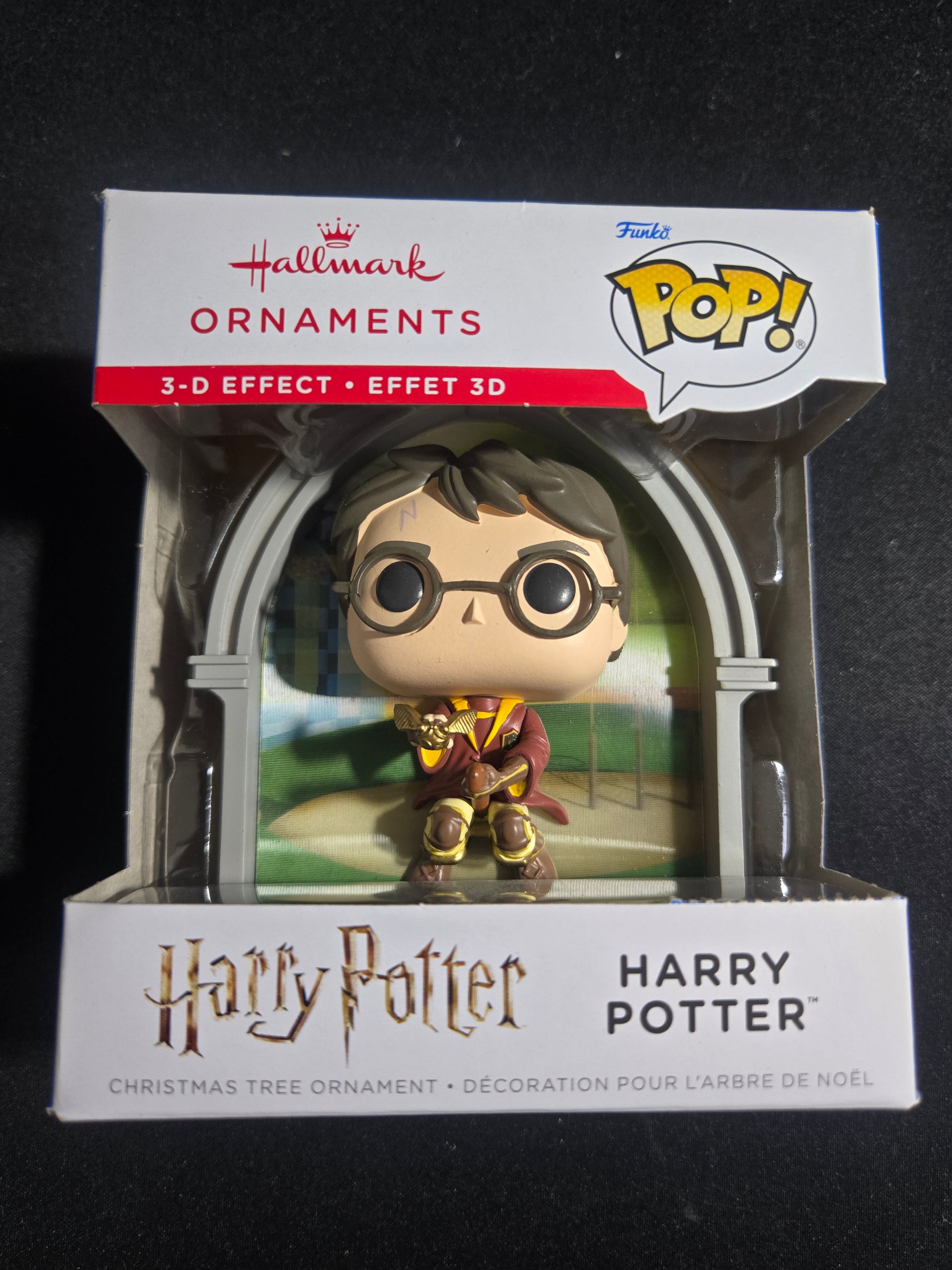Hallmark Harry Potter Quidditch FUNKO POP! Christmas Ornament with Lenticular Dimension - single item listing, image for visual reference only
