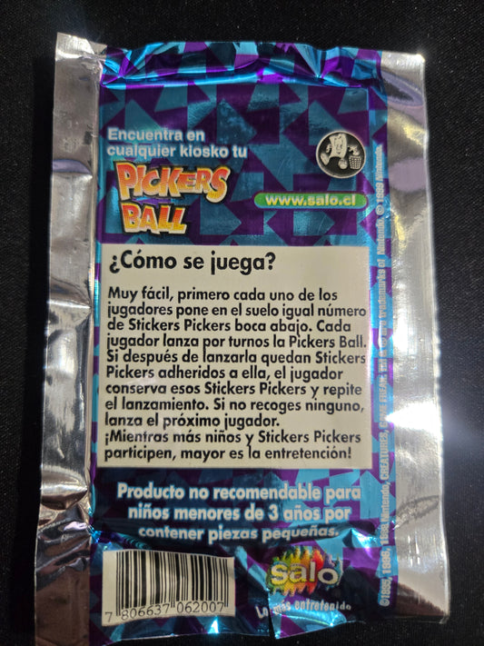 Rare Vintage Pokémon Stickers Pickers Single Booster Pack Sealed 1999 Salo Chile - 1 Pack - Moonlight Collectibles product image