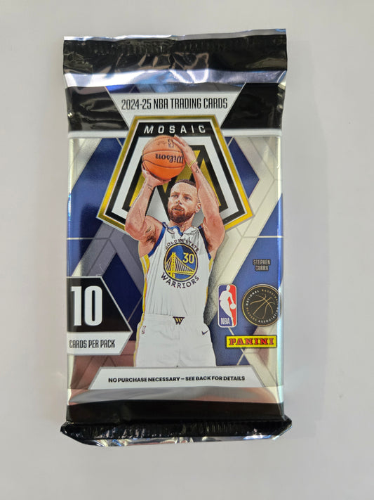 2024-25 Panini Mosaic Basketball Mega Pack - single item listing, image for visual reference only
