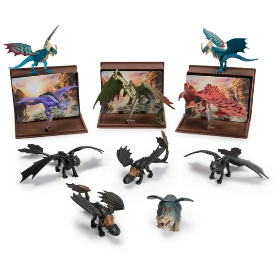DreamWorks Dragons World of Berk Book of Dragons Collectible with Card and Display Stand - Moonlight Collectibles product image