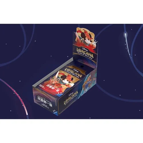 Disney Lorcana The First Chapter Chinese Booster Display Tray of 10