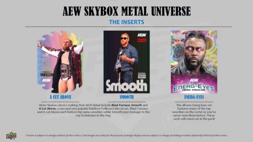 2025 Upper Deck AEW Skybox Metal Universe Wrestling 30ct. Bl