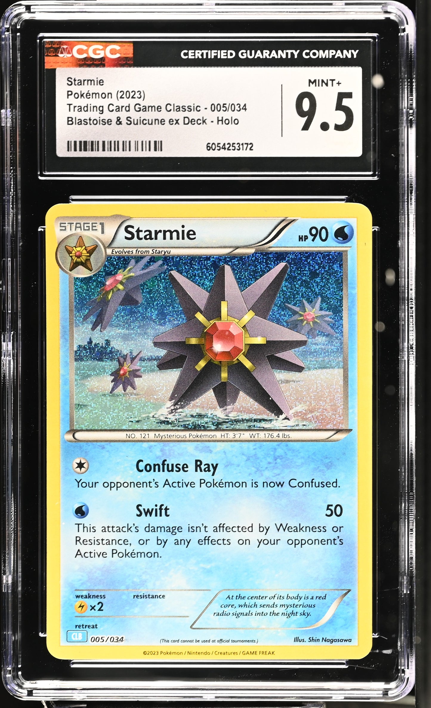 2023 Trading Card Game Classic #005/034 Starmie CGC 9.5