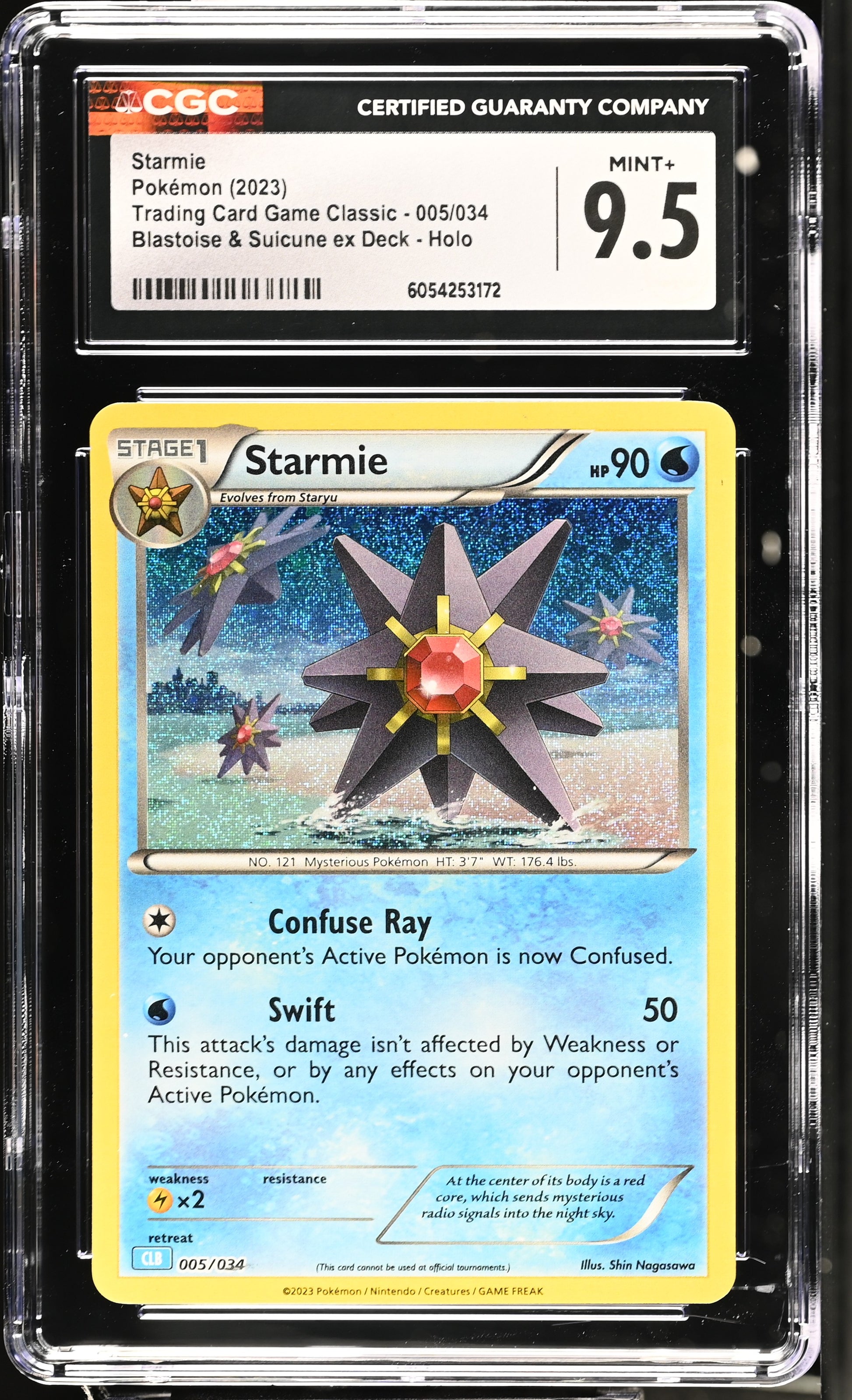 2023 Trading Card Game Classic #005/034 Starmie CGC 9.5