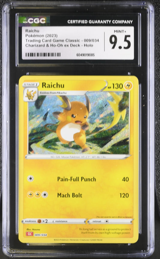 2023 Trading Card Game Classic #009/034 Raichu CGC 9.5
