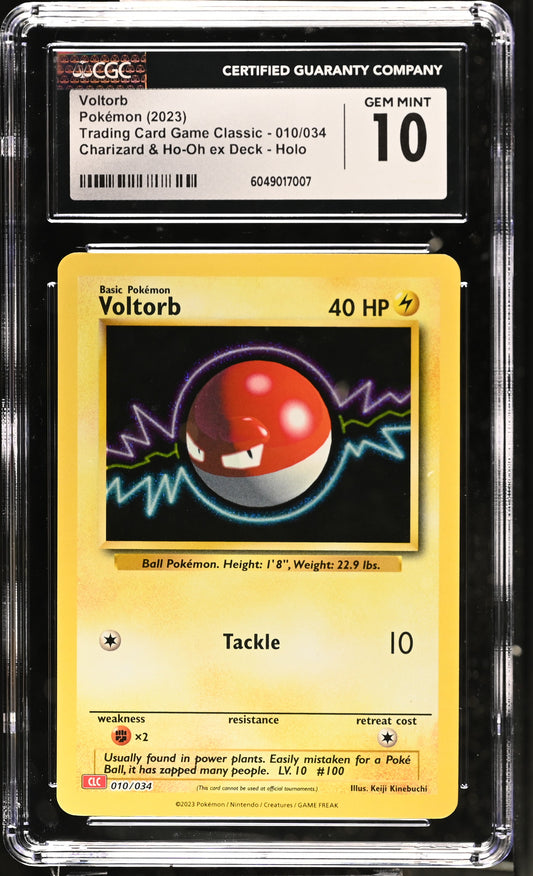 2023 Trading Card Game Classic #010/034 Voltorb CGC 10