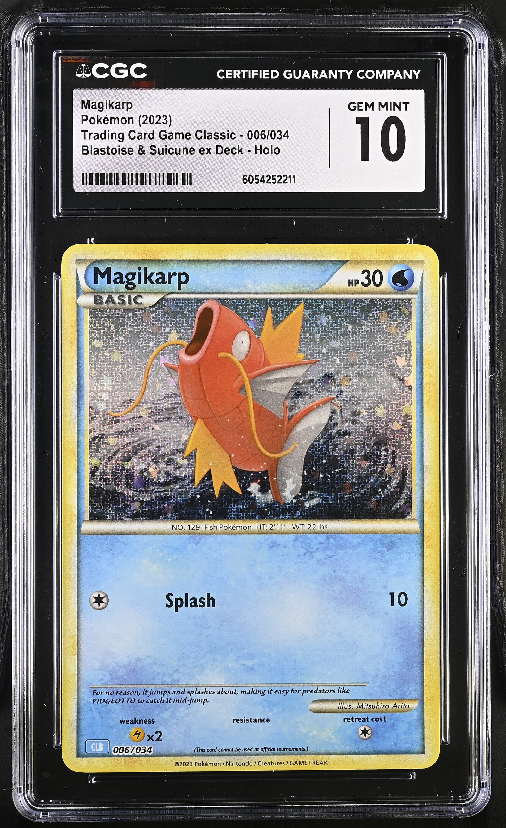 2023 Trading Card Game Classic #006/034 Magikarp CGC 10