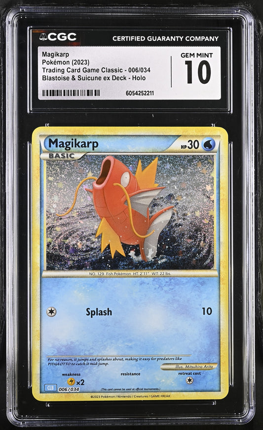2023 Trading Card Game Classic #006/034 Magikarp CGC 10
