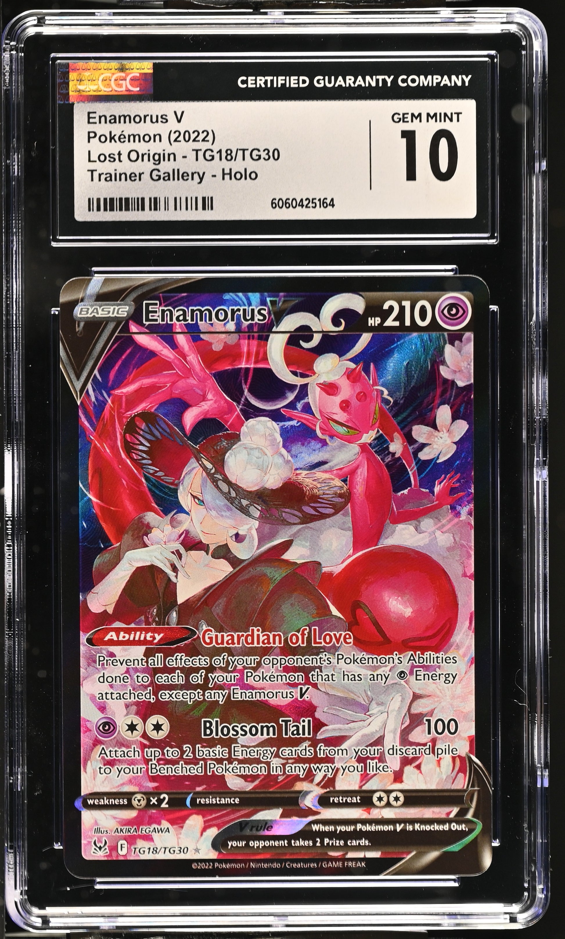 2022 Lost Origin #TG18/TG30 Enamorus V CGC 10