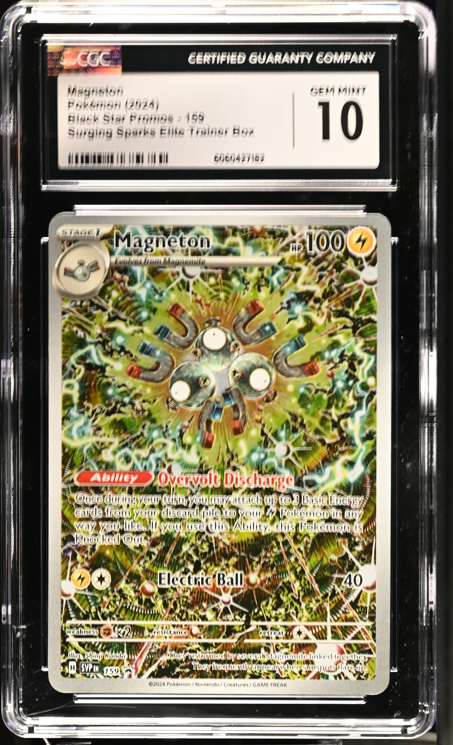 2024 Black Star Promos #159 Magneton CGC 10