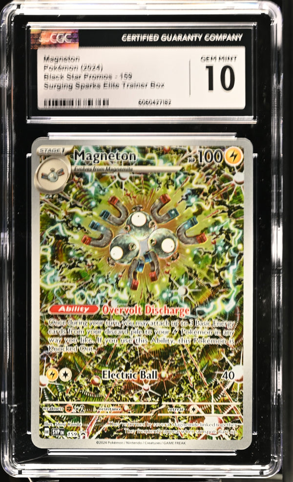 2024 Pokémon Black Star Promos Magneton #159 CGC 10 Gem Mint
