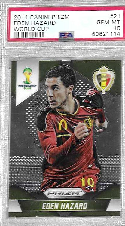 2014 Panini Prizm World Cup #21 Eden Hazard PSA 10